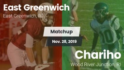 Matchup: East Greenwich vs. Chariho  2019