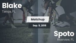 Matchup: Blake vs. Spoto  2016