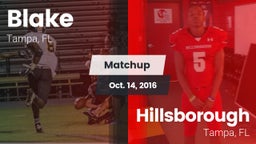 Matchup: Blake vs. Hillsborough  2016