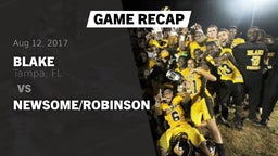 Recap: Blake  vs. Newsome/Robinson 2017