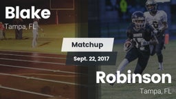 Matchup: Blake vs. Robinson  2017