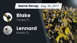 Recap: Blake  vs. Lennard  2017