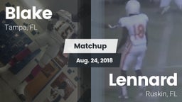 Matchup: Blake vs. Lennard  2018