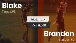Matchup: Blake vs. Brandon  2018