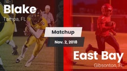 Matchup: Blake vs. East Bay  2018