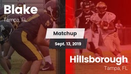 Matchup: Blake vs. Hillsborough  2019