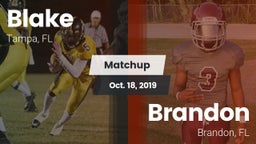 Matchup: Blake vs. Brandon  2019