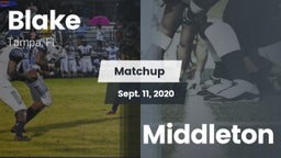 Matchup: Blake vs. Middleton  2020