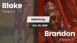Matchup: Blake vs. Brandon  2020
