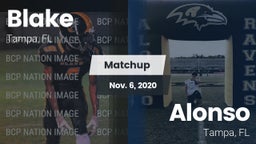 Matchup: Blake vs. Alonso  2020