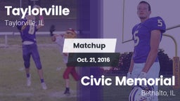 Matchup: Taylorville High vs. Civic Memorial  2016