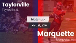 Matchup: Taylorville High vs. Marquette  2016