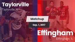 Matchup: Taylorville High vs. Effingham  2017