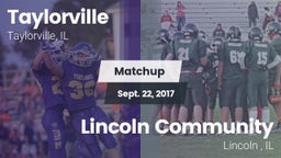 Matchup: Taylorville High vs. Lincoln Community  2017