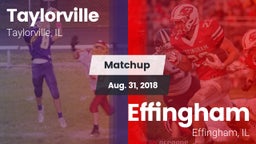 Matchup: Taylorville High vs. Effingham  2018