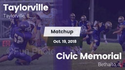 Matchup: Taylorville High vs. Civic Memorial  2018