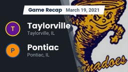 Recap: Taylorville  vs. Pontiac  2021