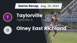 Recap: Taylorville  vs. Olney East Richland 2023