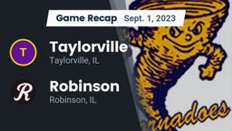 Recap: Taylorville  vs. Robinson  2023