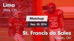 Matchup: Lima vs. St. Francis de Sales  2016