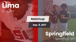 Matchup: Lima vs. Springfield  2017
