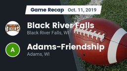 Recap: Black River Falls  vs. Adams-Friendship  2019