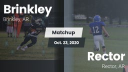 Matchup: Brinkley vs. Rector  2020