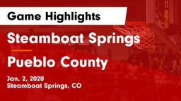 Steamboat Springs  vs Pueblo County  Game Highlights - Jan. 2, 2020