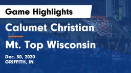 Calumet Christian  vs Mt. Top Wisconsin Game Highlights - Dec. 30, 2020