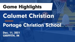 Calumet Christian  vs Portage Christian School Game Highlights - Dec. 11, 2021
