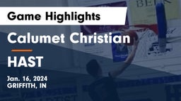 Calumet Christian  vs HAST Game Highlights - Jan. 16, 2024