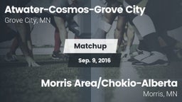 Matchup: Atwater-Cosmos-Grove vs. Morris Area/Chokio-Alberta 2016