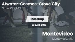 Matchup: Atwater-Cosmos-Grove vs. Montevideo  2016