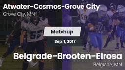 Matchup: Atwater-Cosmos-Grove vs. Belgrade-Brooten-Elrosa  2017