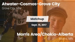 Matchup: Atwater-Cosmos-Grove vs. Morris Area/Chokio-Alberta 2017