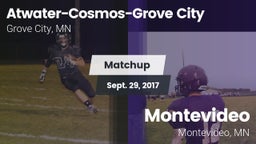 Matchup: Atwater-Cosmos-Grove vs. Montevideo  2017