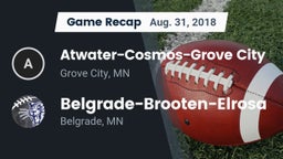 Recap: Atwater-Cosmos-Grove City  vs. Belgrade-Brooten-Elrosa  2018
