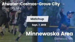 Matchup: Atwater-Cosmos-Grove vs. Minnewaska Area  2018