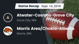 Recap: Atwater-Cosmos-Grove City  vs. Morris Area/Chokio-Alberta 2018