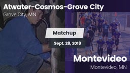 Matchup: Atwater-Cosmos-Grove vs. Montevideo  2018