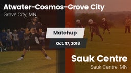 Matchup: Atwater-Cosmos-Grove vs. Sauk Centre  2018