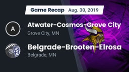 Recap: Atwater-Cosmos-Grove City  vs. Belgrade-Brooten-Elrosa  2019