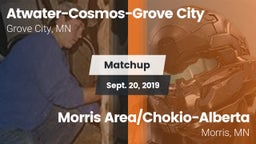 Matchup: Atwater-Cosmos-Grove vs. Morris Area/Chokio-Alberta 2019