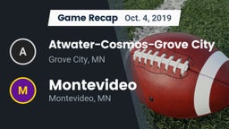 Recap: Atwater-Cosmos-Grove City  vs. Montevideo  2019