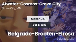 Matchup: Atwater-Cosmos-Grove vs. Belgrade-Brooten-Elrosa  2020