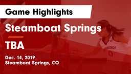 Steamboat Springs  vs TBA Game Highlights - Dec. 14, 2019