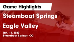 Steamboat Springs  vs Eagle Valley  Game Highlights - Jan. 11, 2020