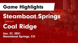 Steamboat Springs  vs Coal Ridge Game Highlights - Jan. 27, 2021