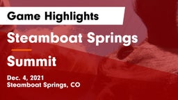 Steamboat Springs  vs Summit Game Highlights - Dec. 4, 2021