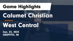 Calumet Christian  vs West Central  Game Highlights - Jan. 23, 2023